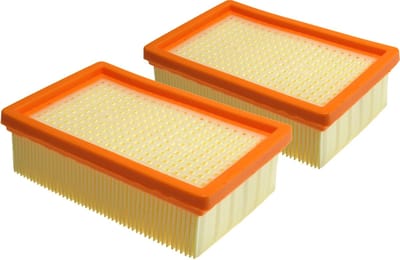 2x Dparts filter geschikt voor Karcher - voor WD4 MV4 - WD5 MV5 - WD6 MV6 series - vlakfilter WD MV 4 5 6 P Premium - stofzuigerfilter - nr. 2.863-005.0