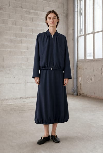 Albina skirt technical jersey | Blue - Blue / S