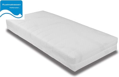 "Rustmatras Pocketvering Matras 90x200 - 7 zones - 21 cm hoog / Inclusief anti allergische wasbare tijk met huisstofmijt bescherming"
