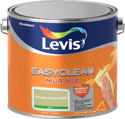 Levis - Easyclean Mur Mat Mix - Shady Green A60 - Mengverf - 2,5 L