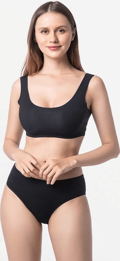 Slip dames brief Micro Modal vanta zwart