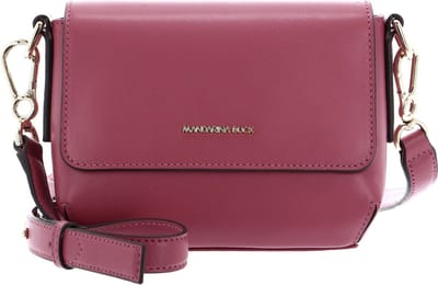 MANDARINA DUCK Leren Schoudertas Luna Shoulder Bag With Flap Small Blush Roze