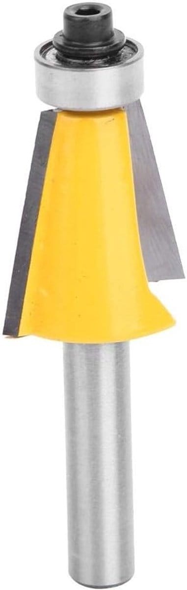 Bevelsnijder met 8mm Shank, Frees met Lager, 15° Vellinghoek voor Houtbewerking en Frezen