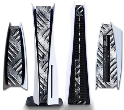 Gadgetpoint - Console Sticker Strip voor PS5, PlayStation 5 - Performance Gaming Skin - Bescherming Accessoires - Staal