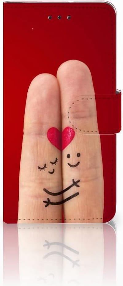 Motorola Moto G7 Play Wallet Case met Pasjes Liefde - Origineel Romantisch Cadeau