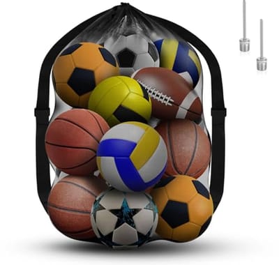Extra Large Voetbalrugzak - Waterdichte Drawstring Tas met Verstelbare Schouderband - Ideaal voor Basketbal, Voetbal, Rugby en Volleybal