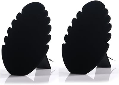 Elegante Zwarte Sieradenhouder voor Kettingen - Set van 2 - Perfect voor Organisatie en Presentatie van Sieraden