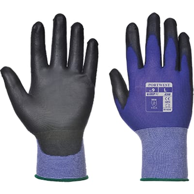 Portwest A722 - Anti Impact Snijbestendige Handschoen Grijs/zwart L