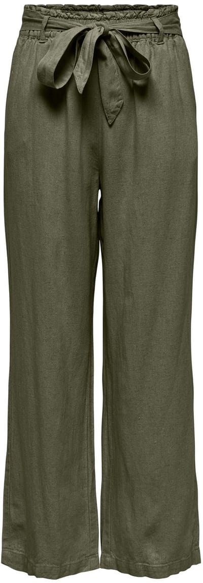 Jacqueline de Yong Broek Jdysay Linen Belt Pant Wvn Noos 15254626 Kalamata Dames Maat - W36 X L32