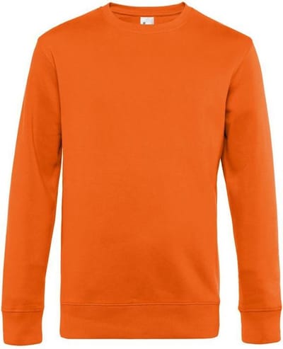 B&C Heren Koning Bemanningstrui (Zuiver oranje)