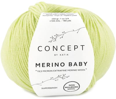 Katia Concept Merino Baby - 14 pistachegroen - Wol Garen