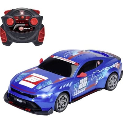 Dickie Toys 201105014 RC Ford Mustang Customized, Try Me, RTR 1:16 RC modelauto voor beginners Elektro Sportwagen