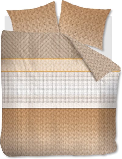 Beddinghouse Dorette Dekbedovertrek - Eenpersoons - 140x200/220 cm - Goud