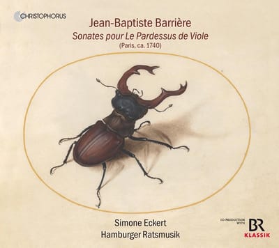 Simone Eckert & Hamburger Ratsmusik - Jean Baptiste Barrière: Sonates Pour Le Pardessus De Viole (CD)
