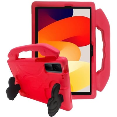 IPad 9/8/7 10.2 siliconen hoesje rode tabletcase, Apple iPad accessoires hoesje met standaard hoesje 10,2 inch hoesje, iPad rubberen hoesje, bescherming voor Apple tablet, leercase