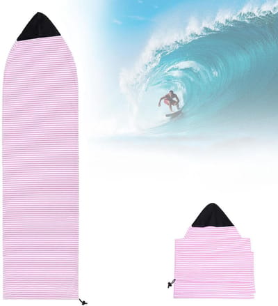Surfplankhoes - Surfplank Sokhoes - 230 x 50 cm - Opbergtas voor surfplank - Surfplank Beschermen - Trekkoordsluiting - surftas - voor longboards, paddleboards en stand-up paddleboards - Ideaal voor surfenthusiasten - roze