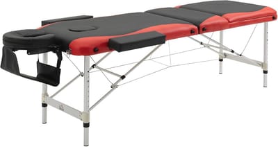 Opklapbare massagetafel met hoofdsteun - Verstelbaar en comfortabel voor thuismassage