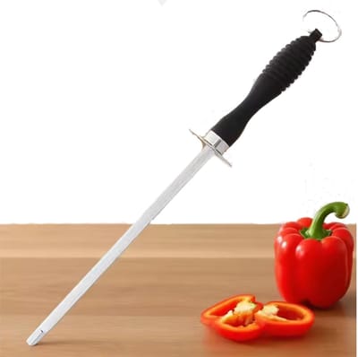 Aanzetstaal - Messenslijper - RVS - Aanzet staal - 26CM - Messen slijpen - Scherpe messen - CHPN