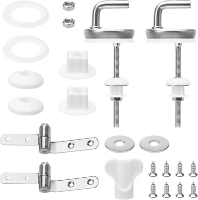 Universele WC-bril Bevestigingsset RVS - Reserveonderdelen Toiletbril Schroeven