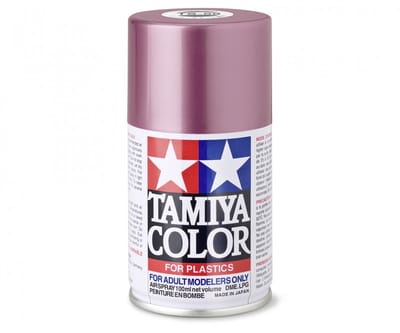 Tamiya Hobbyverf Acrylverf - TS-59 Pearl Light Red - Gloss - Acryl Spray - Verf spuitbus - 100 ml