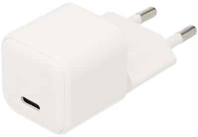 Musthavz Nano Charger 20W met USB-C naar Lightning Kabel – Wit – Snellader voor iPhone & iPad