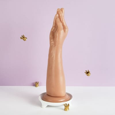 Realistische handdildo, 34,5 cm