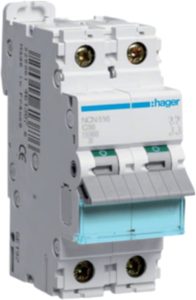Hager NCN Stroomonderbreker - NCN516 - E2MBA