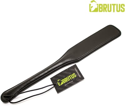 BRUTUS Leather Narrow Paddle - Intense impact - Ergonomische