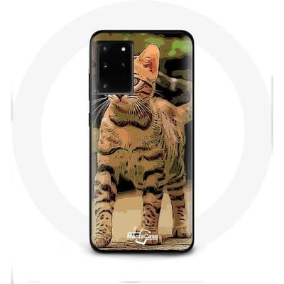 Case voor Samsung Galaxy S11 Plus Bengaalse kattenras cartoon