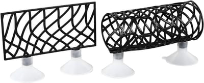 Betta Fish Tunnel van PE Plastic, Holle Schuilplaats voor Betta's, Eenvoudig te Installeren Aquarium Accessoire met Zuignap voor Optimaal Onderkomen