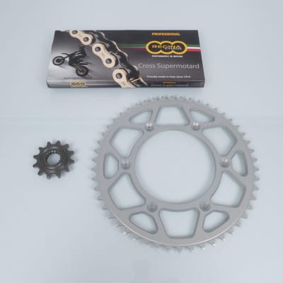 Kit chaîne Regina pour moto Honda 450 Cr-F R 2002 à 2003 12x50 pas 520 Neuf