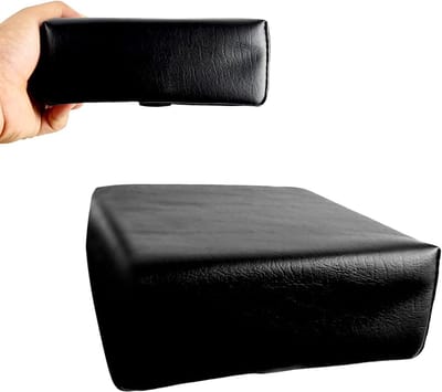 Yogakussen Hoofd - Pilates Kussen - Meditatie Training - Ergonomisch Ontwerp - 25 x 16.5 x 7 cm - Zwart
