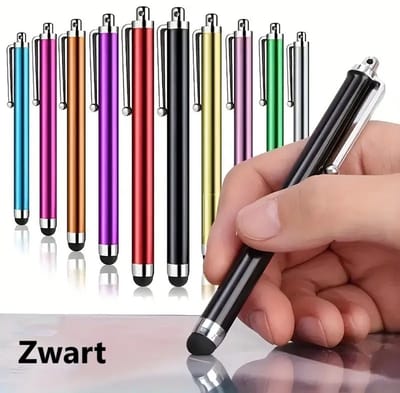 Stylus Pen I Capacitieve Stylus Pen I Universeler Stylus I Geschikt Voor Alle Smartphones En Tablets I 1 Stuk I Zwart