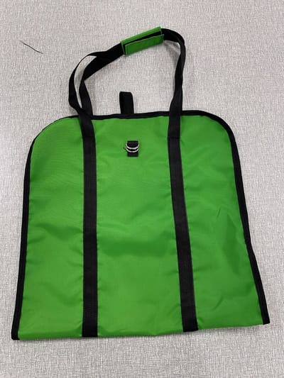 Houtdrager Tas - Waterbestendige Opvouwbare Draagtas met Comfortabele Handvatten voor Haardhout - Groen