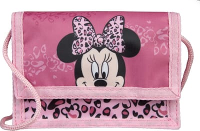 Undercover - Minnie Mouse Portemonnee met Koord en Klittenband - Kunststof - Multicolor