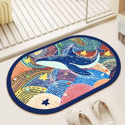 Zachte diatomiet modder badkamer waterabsorberende antislip mat Home toiletdeur sneldrogende voetenmat Eenvoudige badkamerdeur vloermat 40X60cm 15.7X23.6in