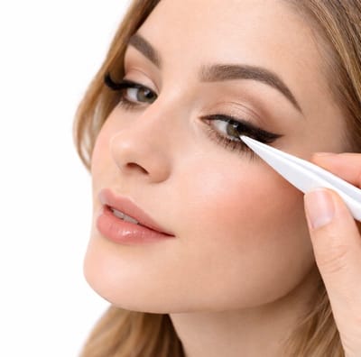 Wimperpincet I Ooglidpincet I Aanbrengen Van Nepwimpers I Eyelash Aplicator I Preciesie Pincet I Wit