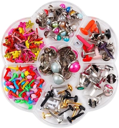 Patroonklemmen Set - Knutselklemmen Decoratief - Handwerk Hobby - Metaal Kleurrijk - 100 Stuks - Multicolor