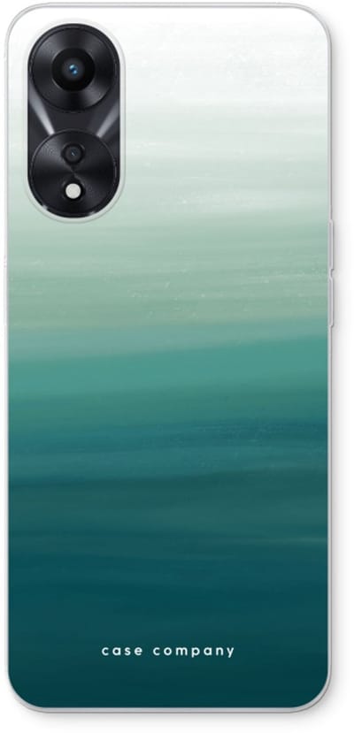 Case Company® - Hoesje geschikt voor Oppo A78 5G hoesje - Ocean - Soft Cover Telefoonhoesje - Bescherming aan alle Kanten en Schermrand