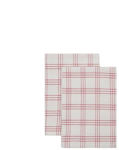 Nicolas Vahe Theedoek Chef Rood Wit 50x70cm - 3 stuks