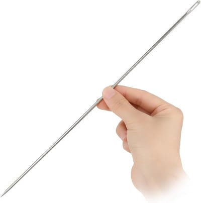 Professionele Naalden voor Handwerk, 10 Inch Lange Upholstery Naalden, Makkelijk In Te Threaden, Geschikt voor Leer, Tapijt en Borduren, Perfect voor DIY Projecten