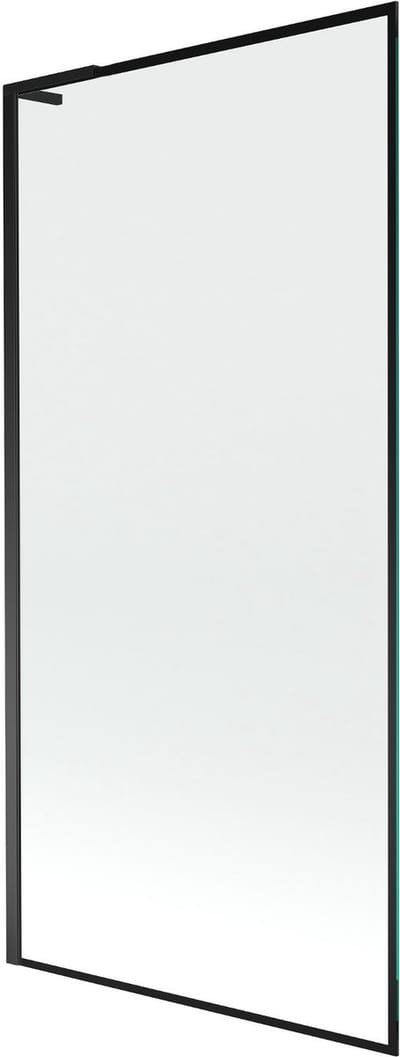 Mexen Next L badwand 1-delig 90 x 150 , zwart frame, zwart - 895-090-000-03-70-70