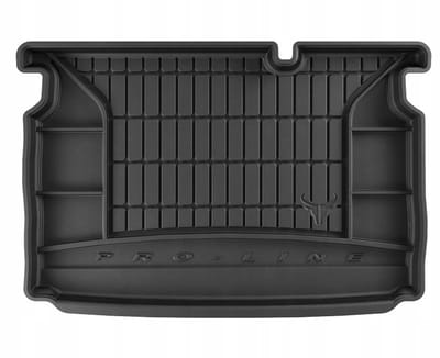 FROGUM TM Kofferbakmat - Geschikt voor FORD EcoSport II (2017-2022) - Onderste laadvloer - TPE Rubber - Zwart
