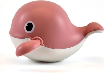 Badspeeltje Walvis - Opwindbaar Badspeelgoed - Water Speelgoed voor in Bad - Roze - Vanaf 1 jaar