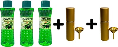 Abzehk Eau de Cologne Olijven 400ml 3x + Parfumverstuiver 2x