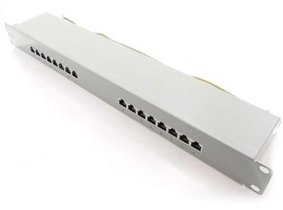 Patchpaneel - Verdeelpaneel Netwerk - Netwerk Installatie - 16 Poorten LSA+ - 1U 19 inch - Wit