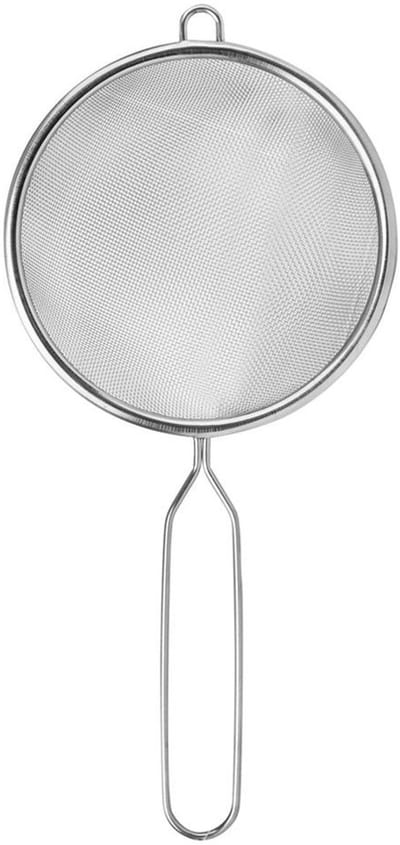 Orion - Roestvrijstalen Keukenzeef - 8 cm - Ergonomische Handgreep - Vaatwasserbestendig