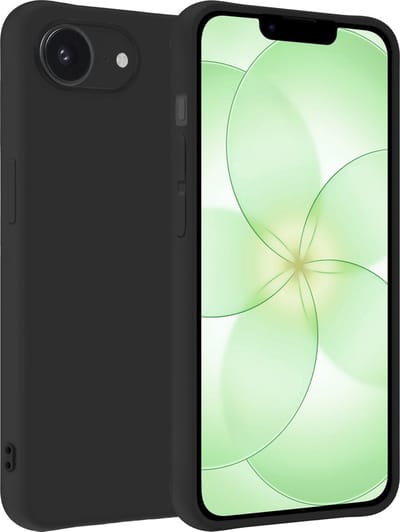 Hoesje Geschikt voor Apple iPhone 17e - Sterk & Shockproof - Hoes Cover - Siliconen Case - Zwart
