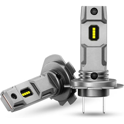H7 LED-koplampen, 50W 10.000LM superheldere LED-koplampen ombouwset 6500K IP68 grijs