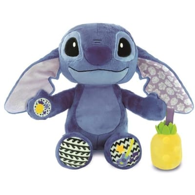 Peluche Musicale - CLEMENTONI - Stitch - Ultra Douce - Berceuses - 12 Mois+
